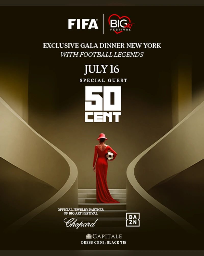 BIG ART FESTIVAL NEW YORK: 50 CENT poster